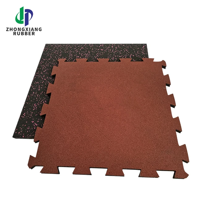 
Synthetic EPDM SBR granulated Interlocking outdoor playground rubber tiles flooring 