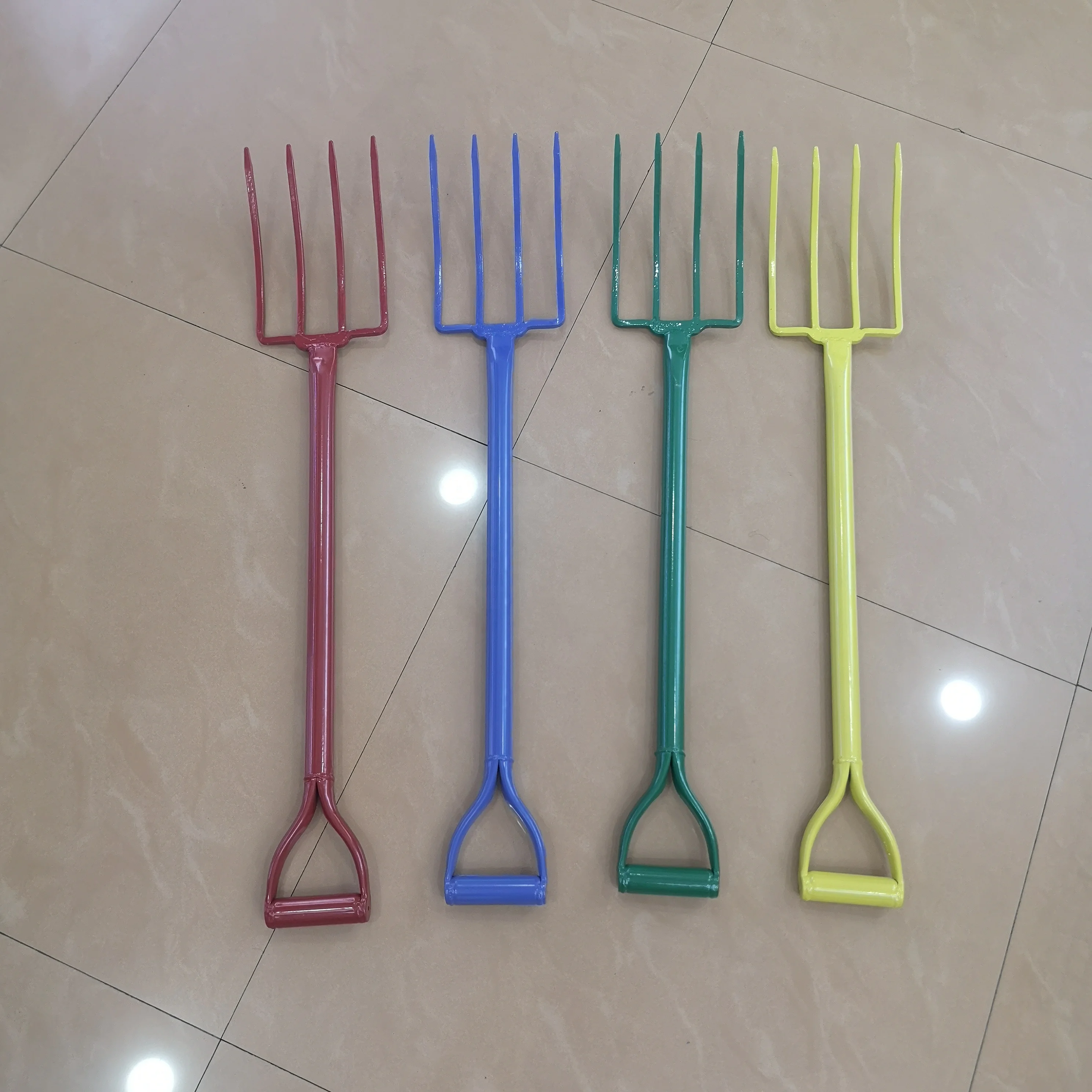 F107Y garden fork with metal handle,farming fork with steel handle