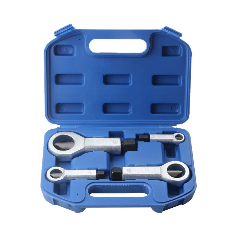 Remove Damaged, Frozen, Rusted Rounded-Off Bolts Nuts 4 pcs Metal Nut Splitter Kit