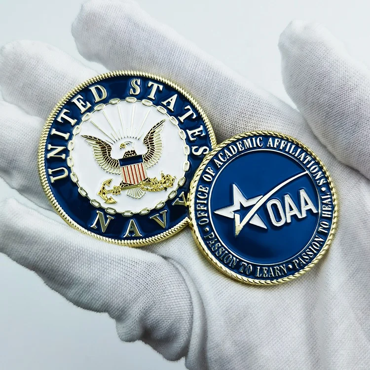 Custom zinc alloy silver plated coin medallion, supermarket shopping coin and console metal token commemorative coin