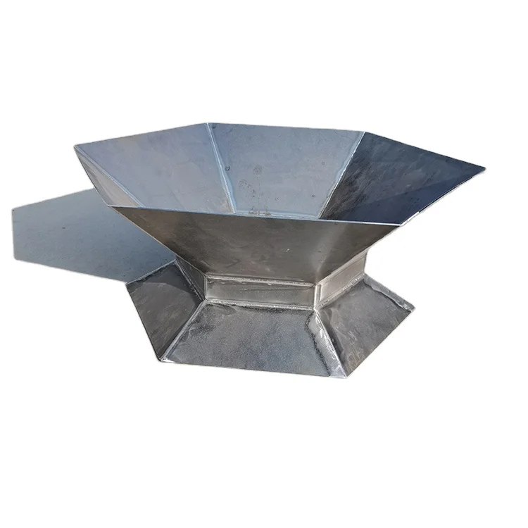 Wholesale Hexagon Metal Wood Burning Stove Fire Pit Durable Barbecue Heater Grill