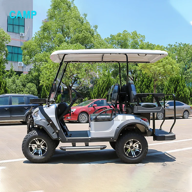 2022 new electric 4x4 golf cart for sale high quality white wall golf cart tires street legal golf cart hunting for selling