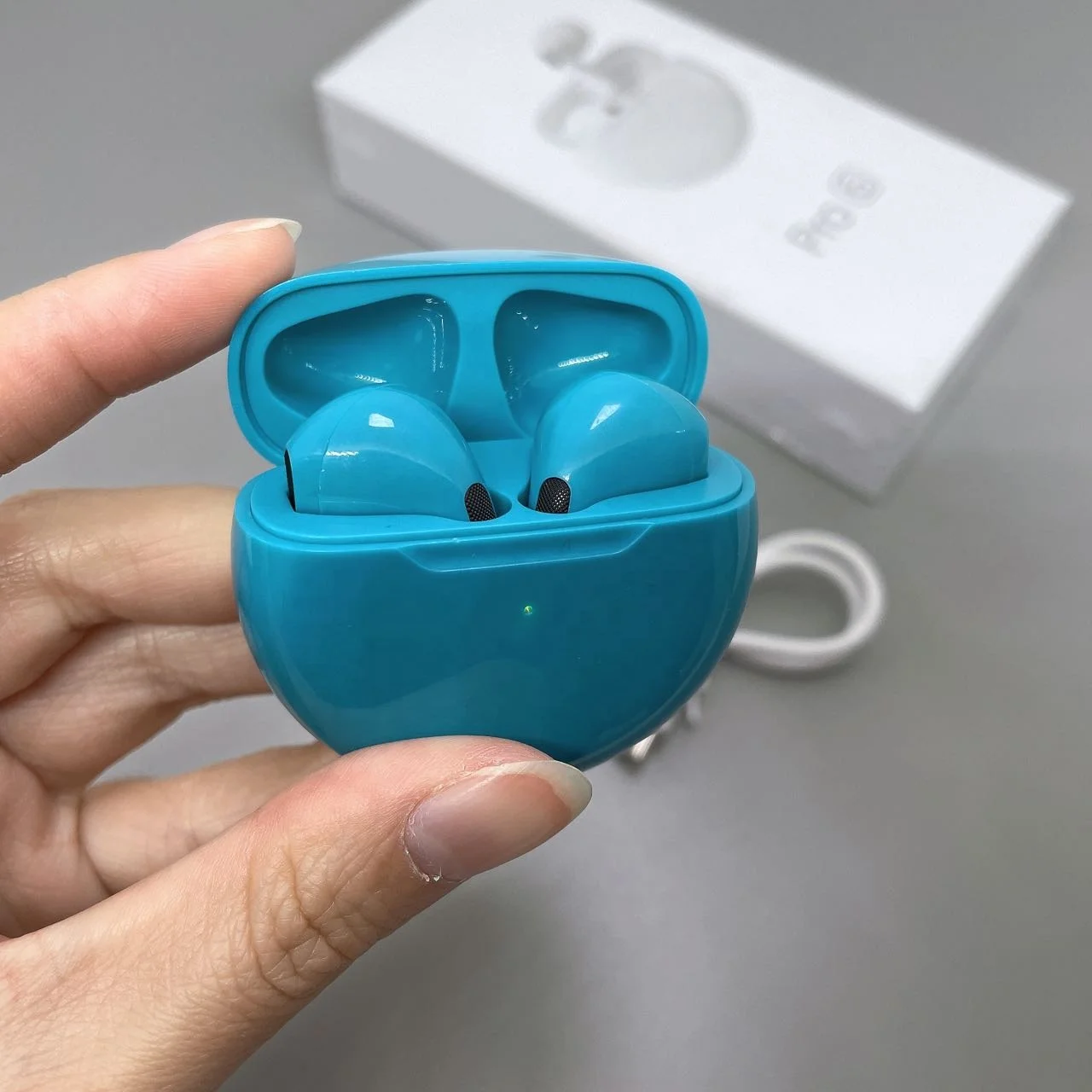 New arrival TWS Pro6 mini True wireless stereo earbuds In-ear earphone portable V5.0 headphone With Charging Box