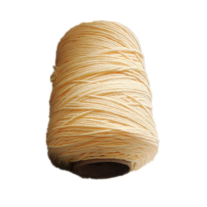 Charmkey; Оптовая продажа; 8-ply 400 г молочная хлопковая 100% Лейн акриловые Прошивная пистолет пряжа для ворсовый