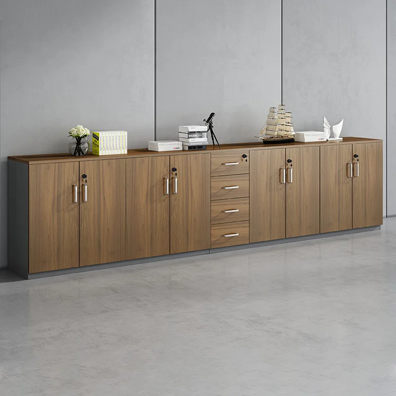 Best Price Of Modern Office Storage Cabinet with Lock, Eco-Friendly Wooden Filing Cabinet for Office and Living Room