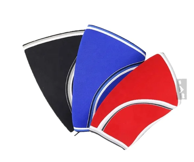 Gym Powerlifting Workout Fitness Strength Training Knee Pad Sleeves Silicone Knee Sleeve