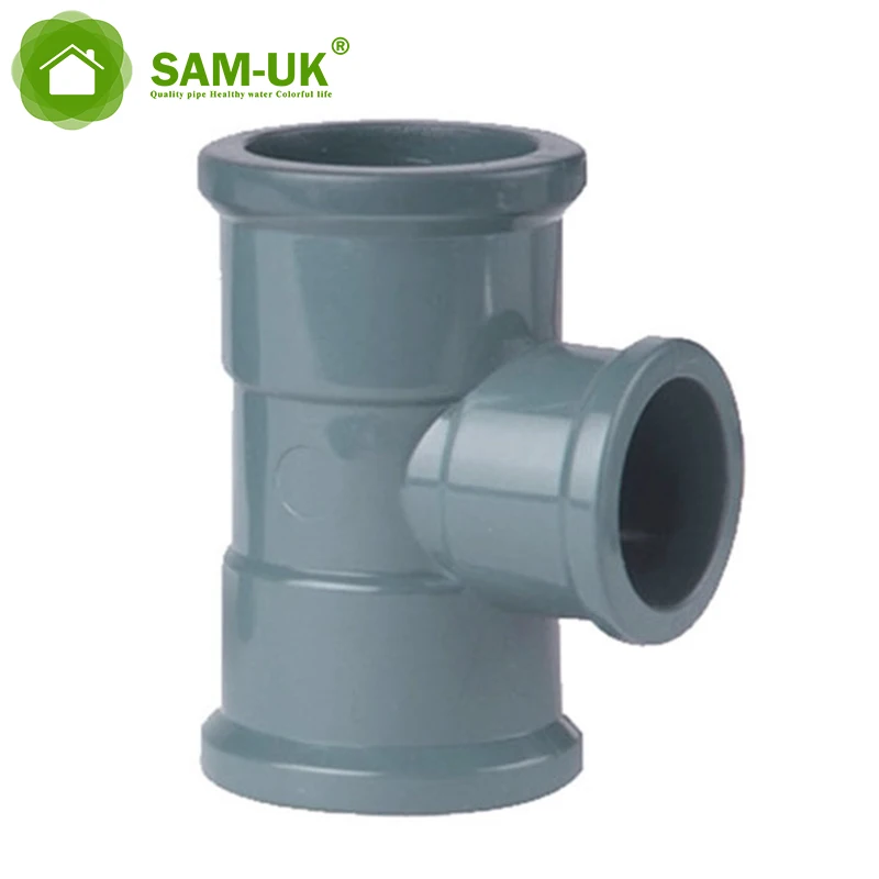 Factory customized sale in the current season cross pvc tee pipe fittings gray reducingFactory can be customized sale in the cur
