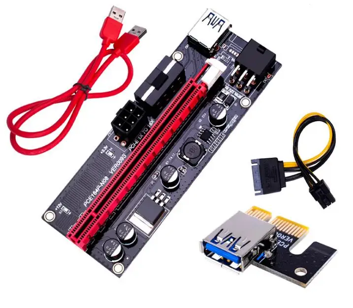 PCI-E 1x to 16x USB 3.0 Power GPU Riser 009s