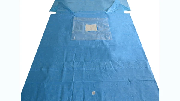 
CE ISO13485 approved nonwoven delivery surgery drape Under buttock drape delivery kit 