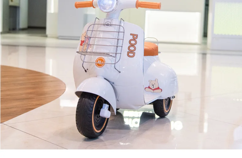 Electric children boys and girls tricycles can sit people boys and girls electric car strollers can be charged