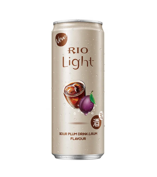 2022 Hot RIO Cocktail fruit Drink wine Pre-made Light Series 3%Vol syrup of plum rum Cocktail can Party Bar Holiday Family 330ml