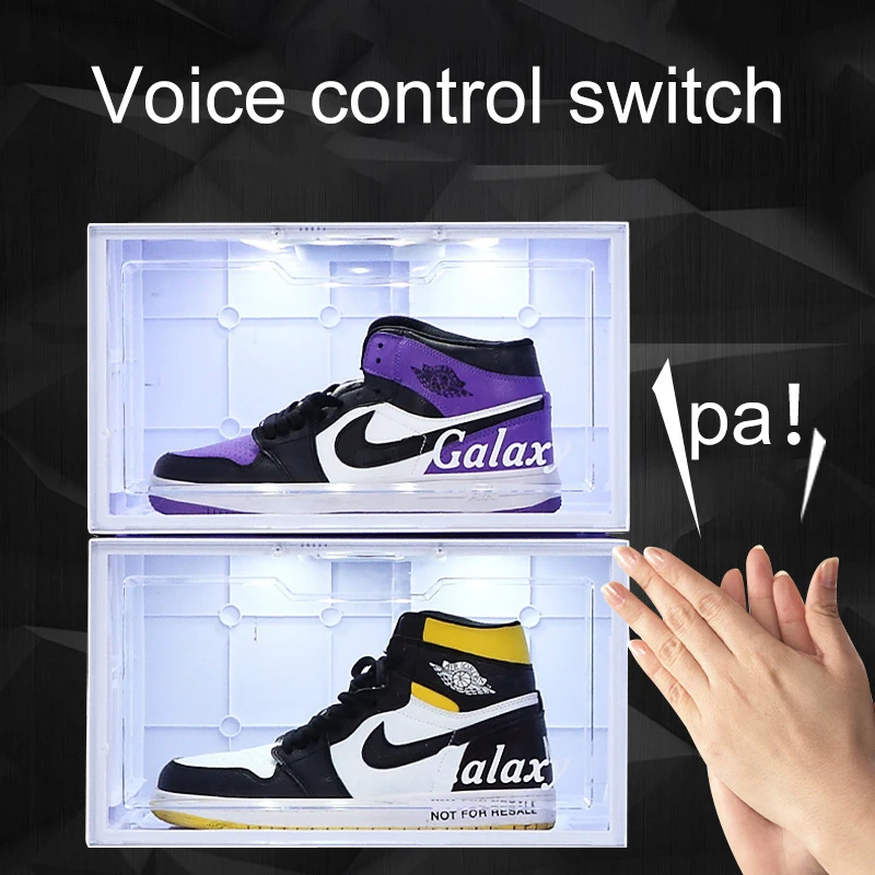 Plexiglass Shoe Acrylic Led Bread Case Shoes Acryl Box Display Led Shoe