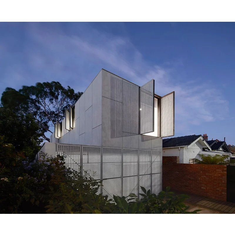 PVDF Veneer Curtain Wall Cladding Exterior Decorative Building Facades Fireproof Aluminum Custom Customized Surface Color Origin