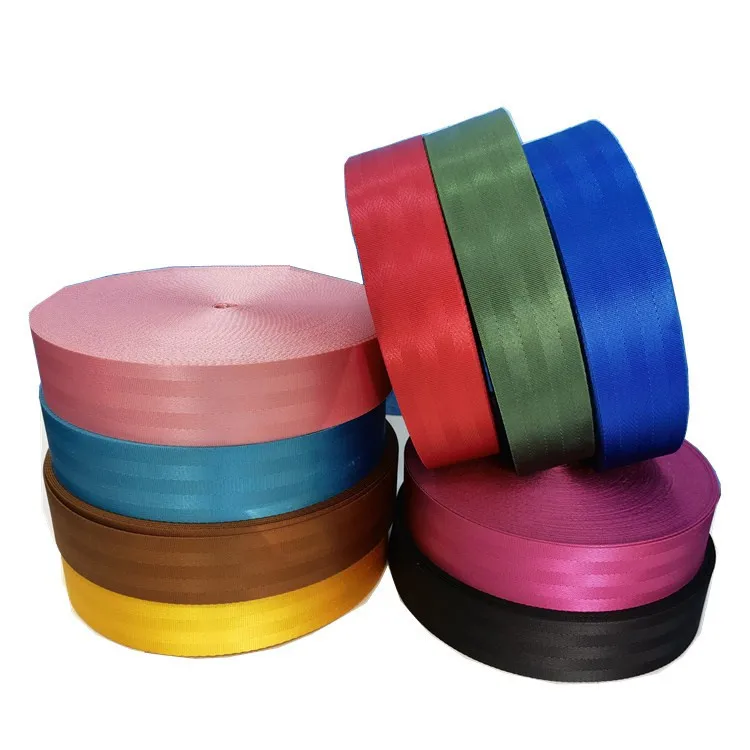 wholesale high strength safety belt polyester webbing for car seat belt