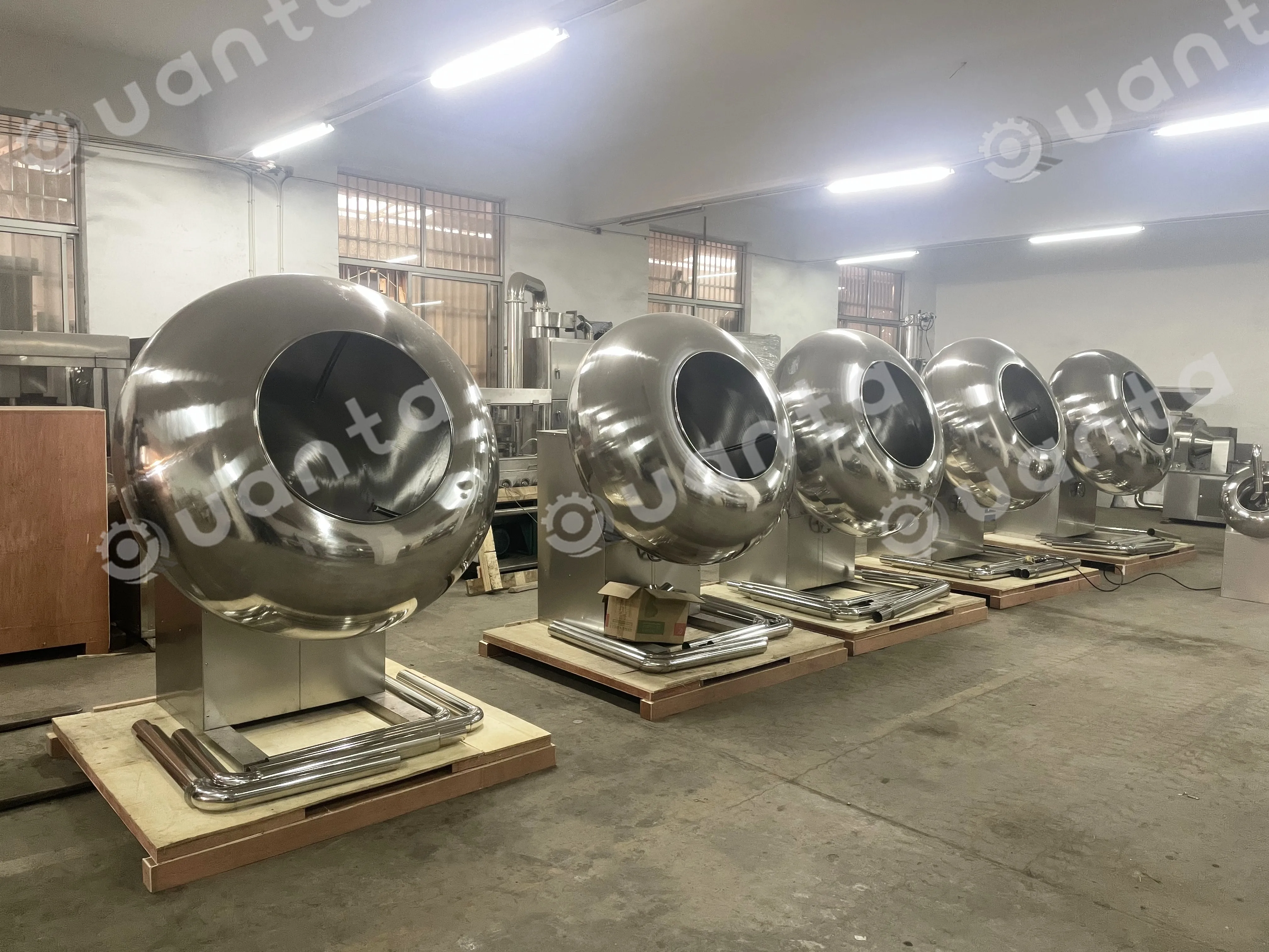 Agriculture corn seed coating machine for polishing seed