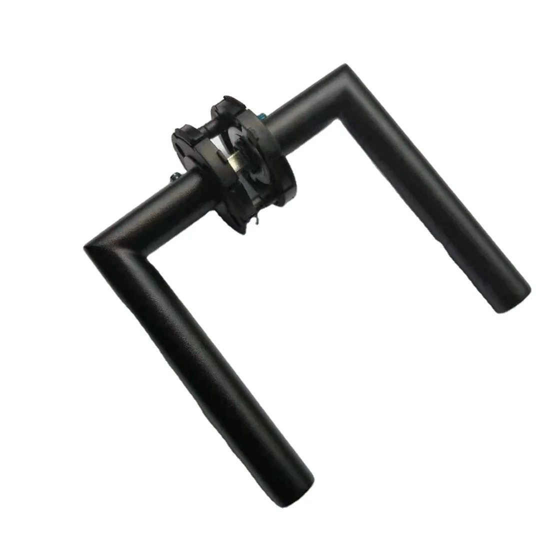 Black Matte Stainless Steel 304 Tube Lever Type Hollow Door Handle