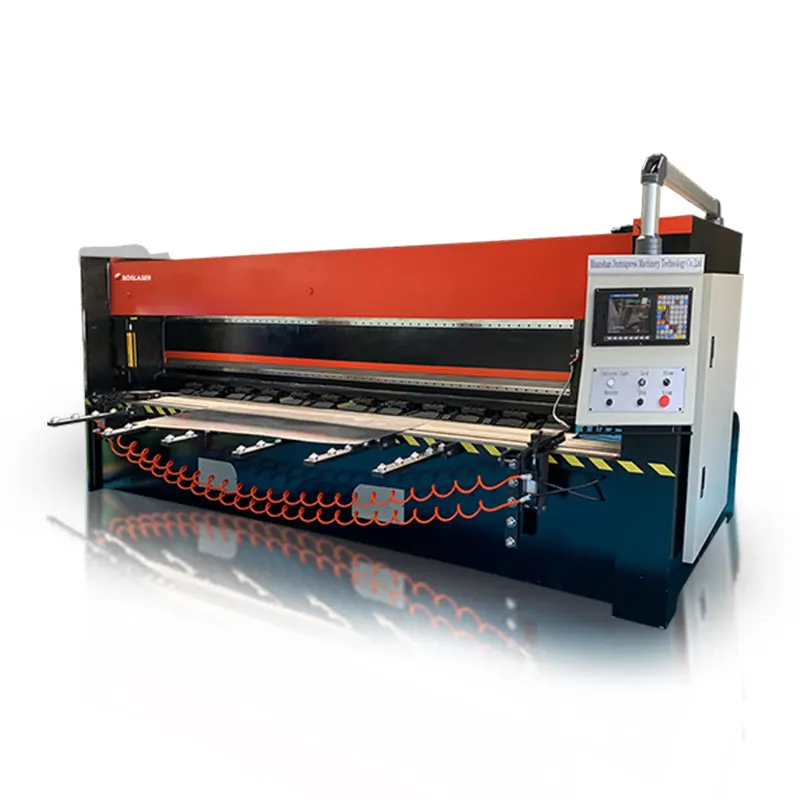 DMK1250 4 servo drive cnc stainless v notch cutting machine for v groover machine