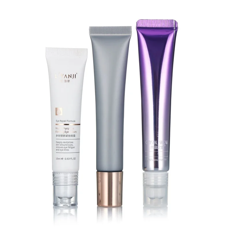 Empty 20ml 30ml 50ml 100ml transparent plastic tube flip top face wash cream soft tubes for cosmetic packaging