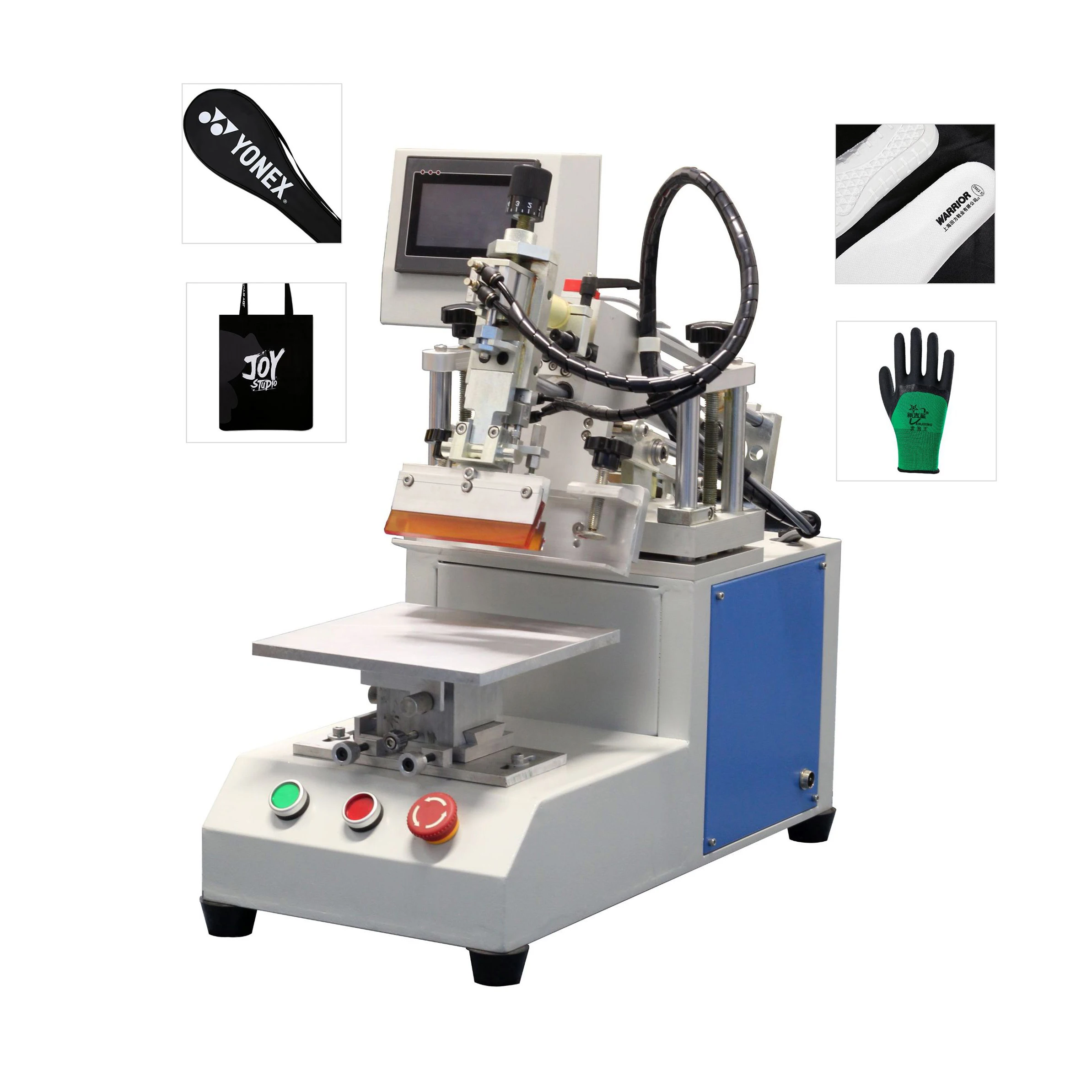 Semi Automatic Plastic Hardware Acrylic Screen Printer Sunglasses Shoe Pad Silk Screen Printing Machine