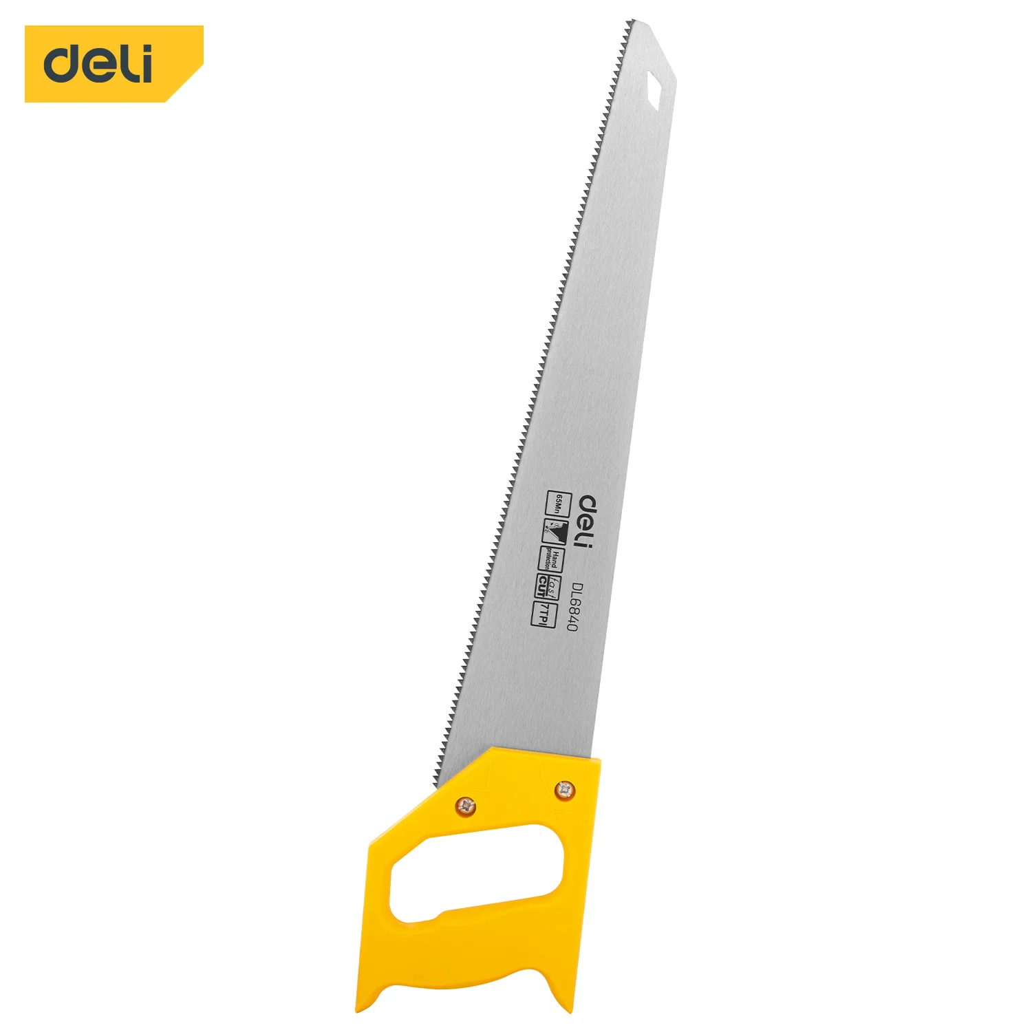 Deli EDL6840 Sawing tree saws, bamboo saws, pruning saws, household saws, wood saws, high-altitude branch saws, garden hand saws