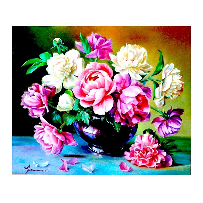colorful flower pattern diamond painting gift kids diamond painting diamond mosaic painting
