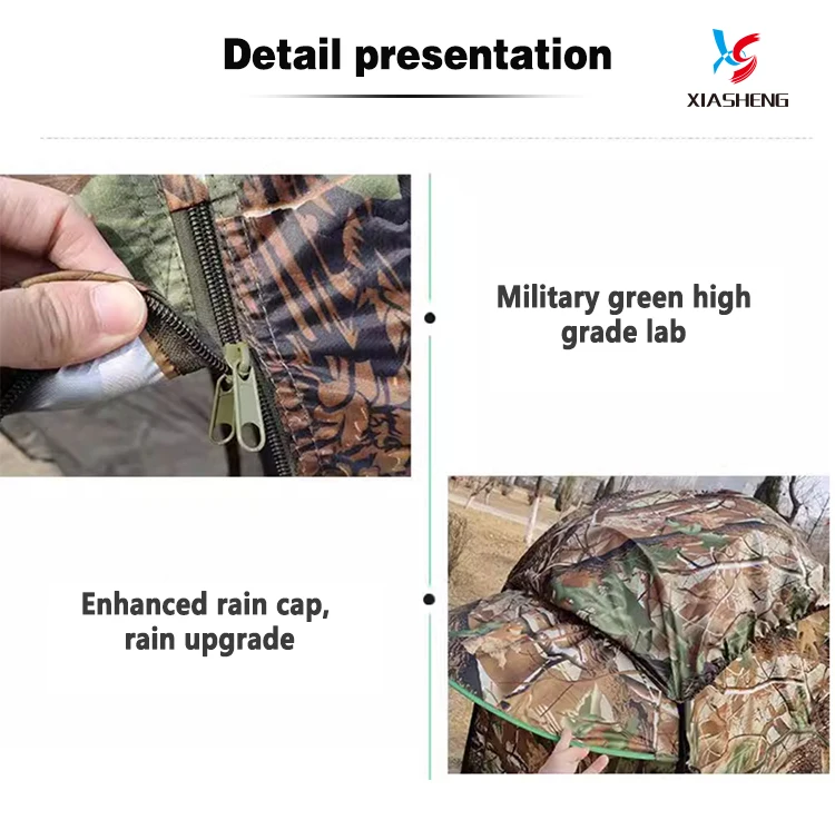 XIASHENG Portable Outdoor Waterproof Oxford Folding Shower Tent Instant Privacy Shelter for Pop-up Camping