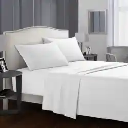 Hotel Bed Sheet Set Sabanas 1800 Hilos Brushed Polyester Bedsheet Set Bedding Set King Queen Bed Sheet