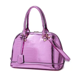 Wholesale Leather Big Bag Luxury Handbags Female Tote Bag Lady Fashion Design Purses Large Capacity Shiny Handbags for Women