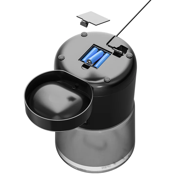 Рекламные Wi-Fi пульт дистанционного управления камерой 4L корм для собак подачи Смарт автоматическая кормушка домашних животных