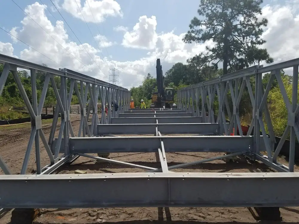 Prefabricated Modular Steel Balley  Bridge customized product