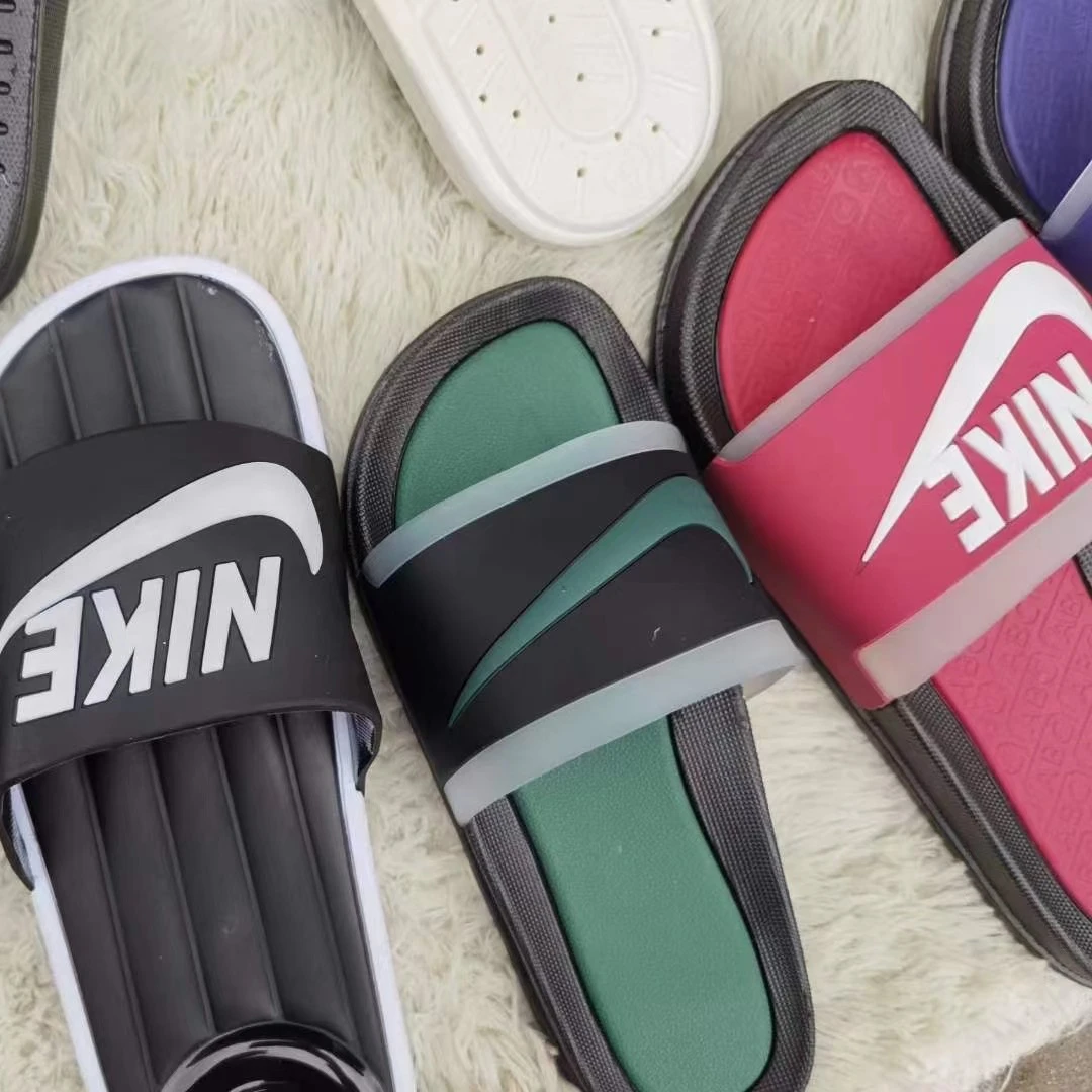 New Arrival Wholesale Cheap Price Completed Size Stock Slippers Mix Branded Used Original  For Men And Woman Shoes Slipper