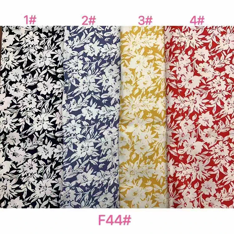 High Quality Rayon Printed 100% viscose Dress Fabric for aloha shirt