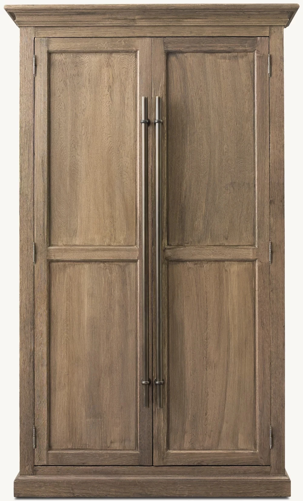 Classic furniture English brass bar handle indoor double door solid wood kitchen cabinets