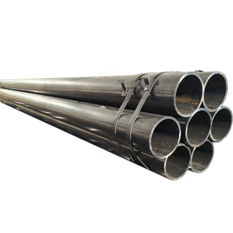 Сварная черная Углеродистая стальная труба erw