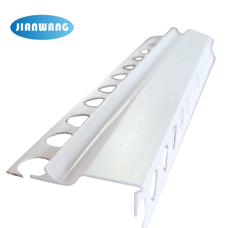 Hight Quality PVC Flexible Drywall External Angle Bead White PVC Plastering Corner Bead For gypsum board