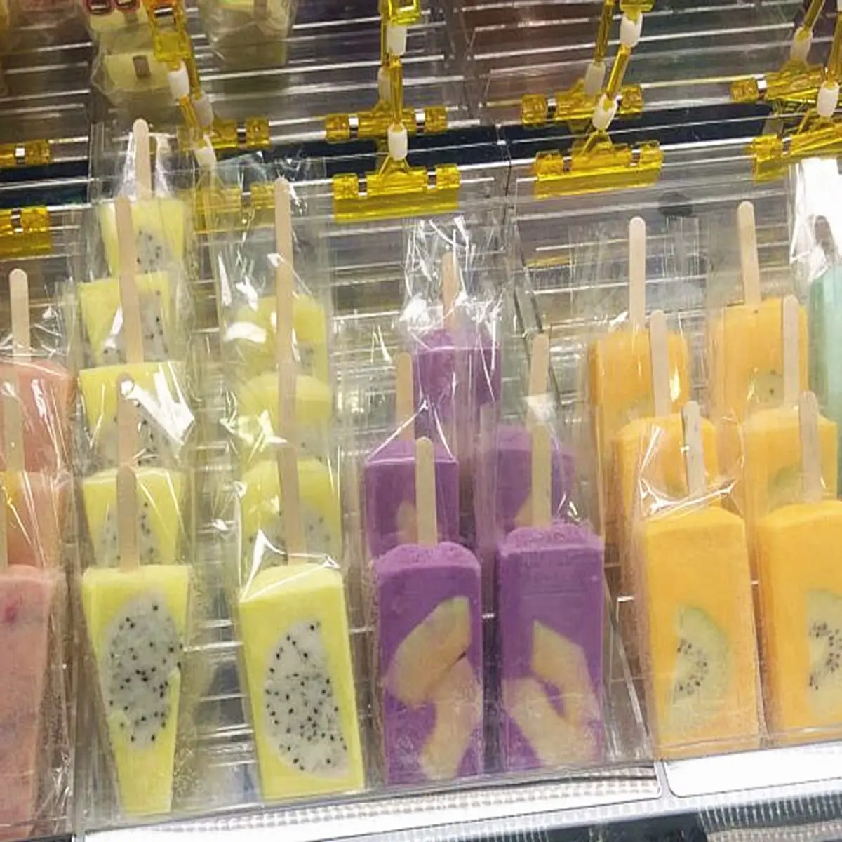 Food Grade Disposable Hot Sealing Clear Thick Ice Cream Wrappers Plastic Bags Ice Popsicle Mold Bag For Packaging Ice Cream