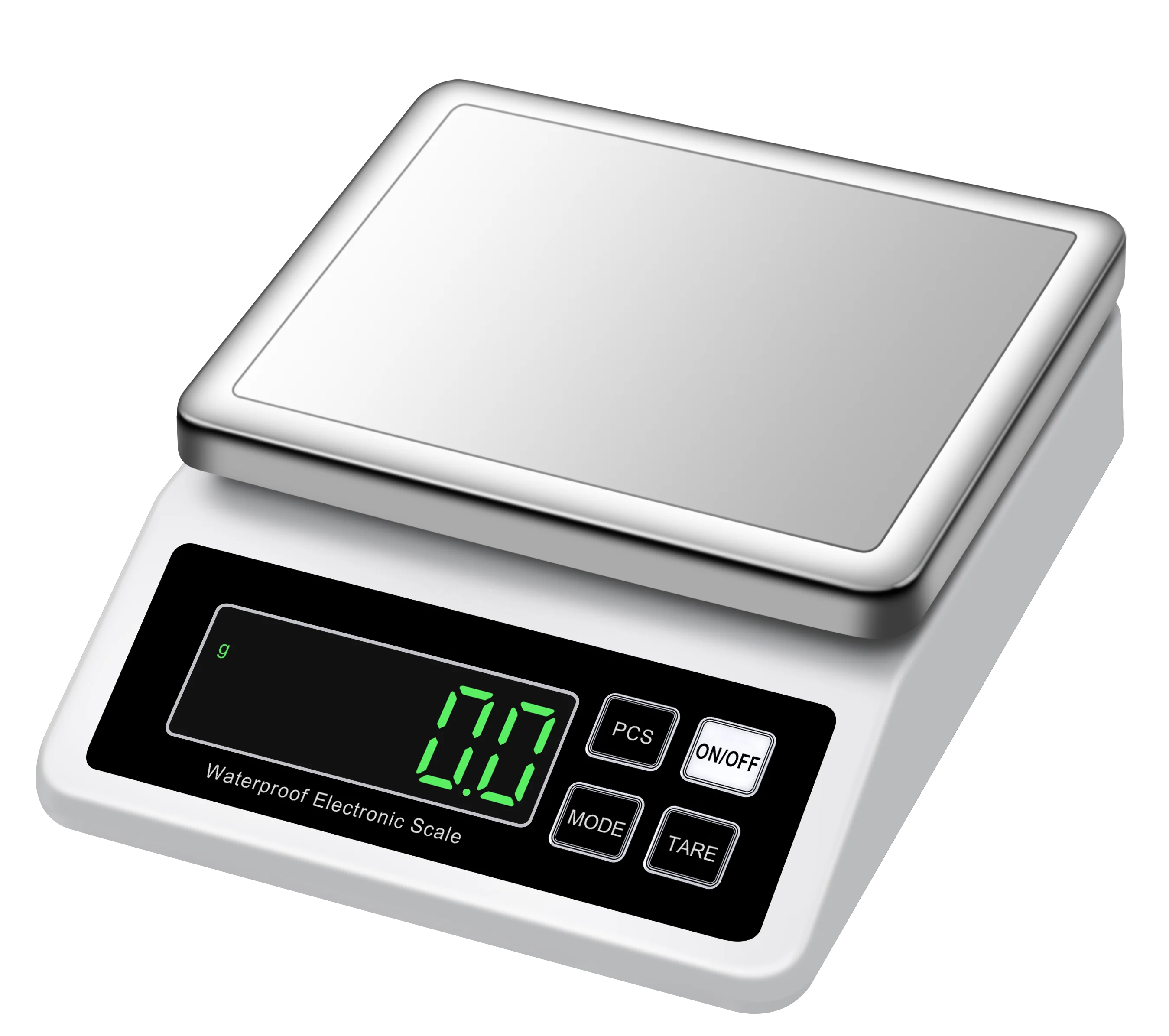 Digital Large 10Kg/15Kg*1G Baking Stainless Steel Multi-Function Electronic Waterproof Kitchen Weighing Scale