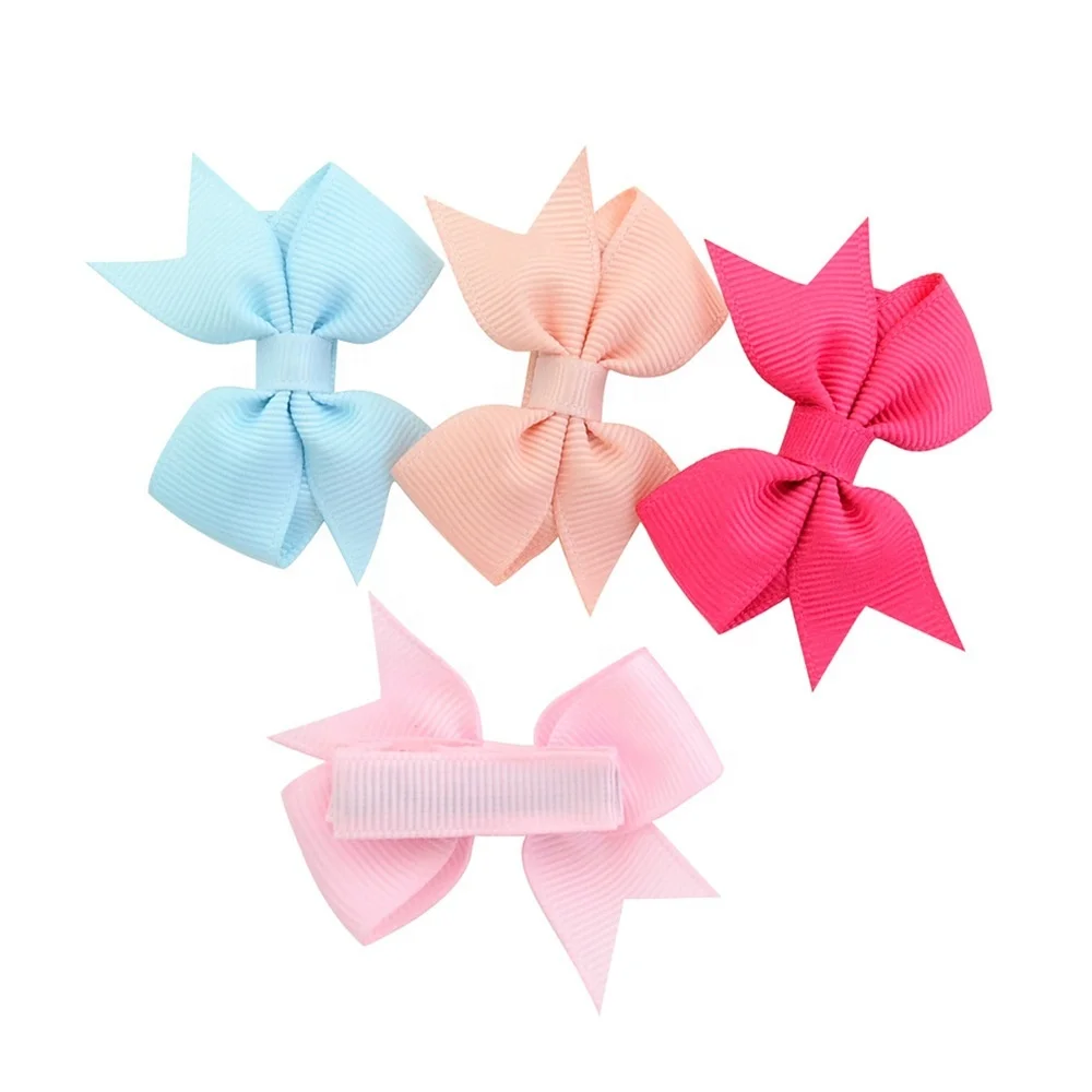 OKAY 2.2 Inch Baby Hair Bows Clips for Girls Grosgrain Ribbon Fully Lined Infant Hair Clips Accessories for Baby Girls Newborns