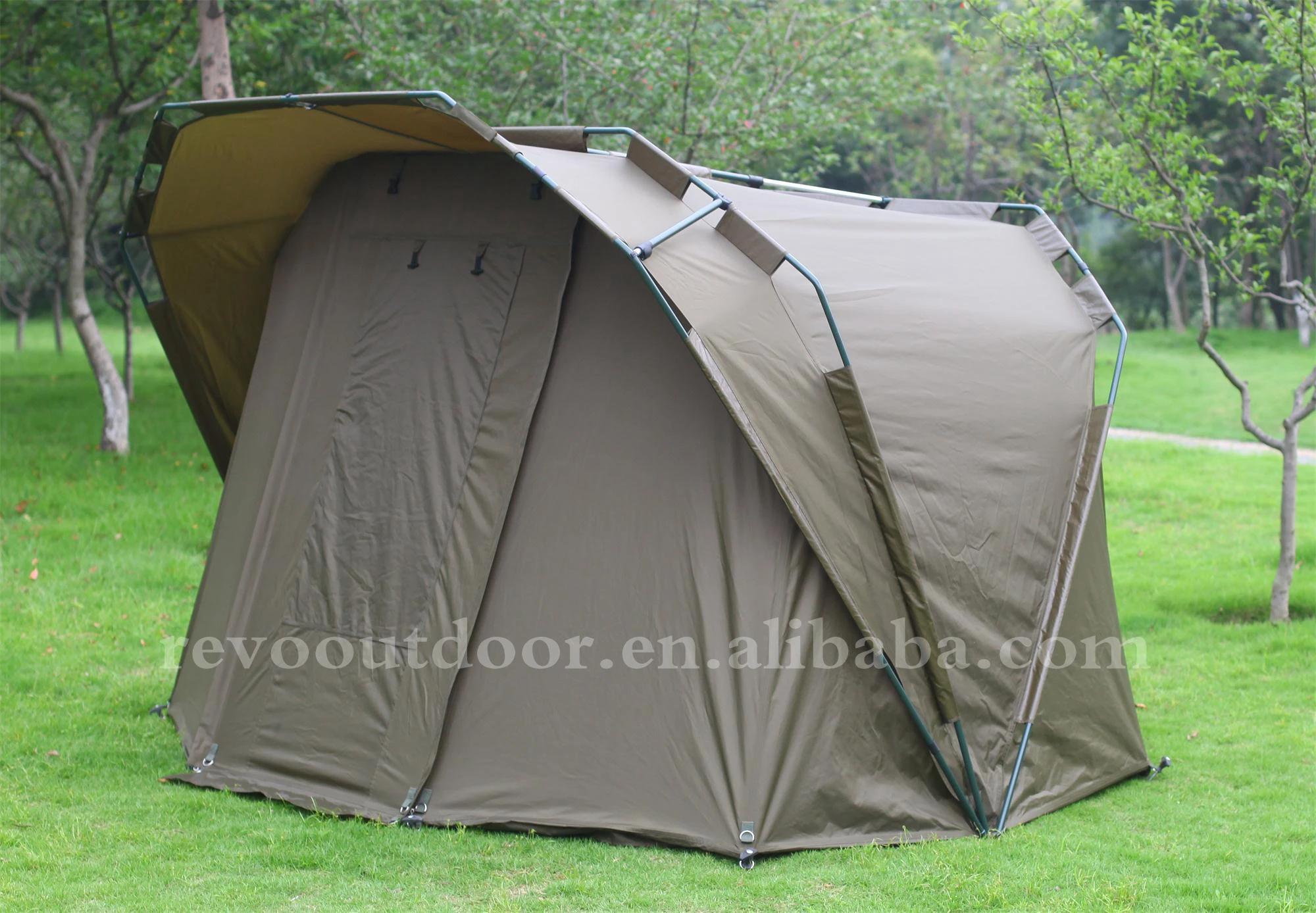 
Carp Fishing Tent Big Space Aluminum Poles 2 Rib Frame Winterskin Heavy Duty Waterproof Fishing Bivvy Bivvy carp 