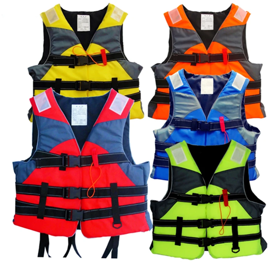 Adult Lifeboat Liferaft Sea Fishing Survival Marine Portable Foam Oxford Neoprene Swimming Safety Life Jacket