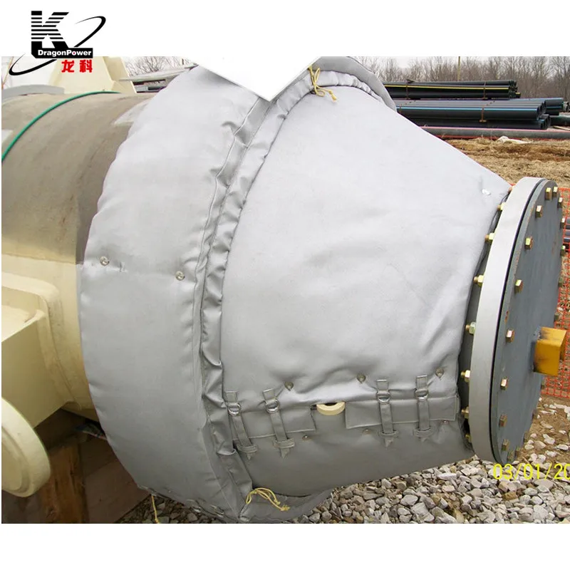 Industrial heat exchanger thermal insulation jacket