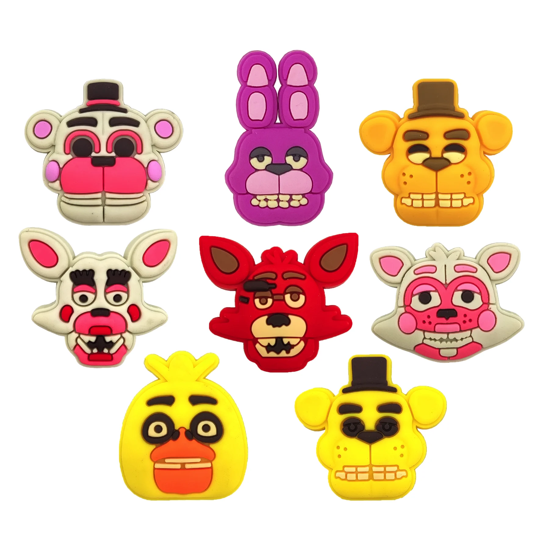 New GAME Clog shoe charms shoe decoration pvc Custom charms custom for shoe charms