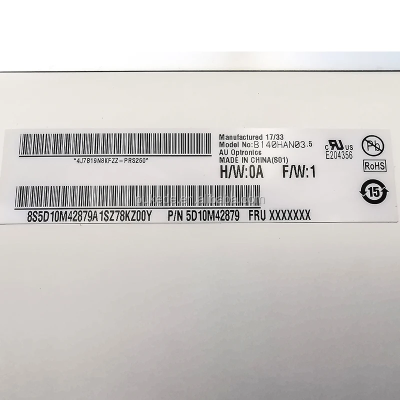 14.0 Slim led 72%NTSC laptop display laptop screen 1920x1080 B140HAN03.1 B140HAN03.5 B140HAN03.6
