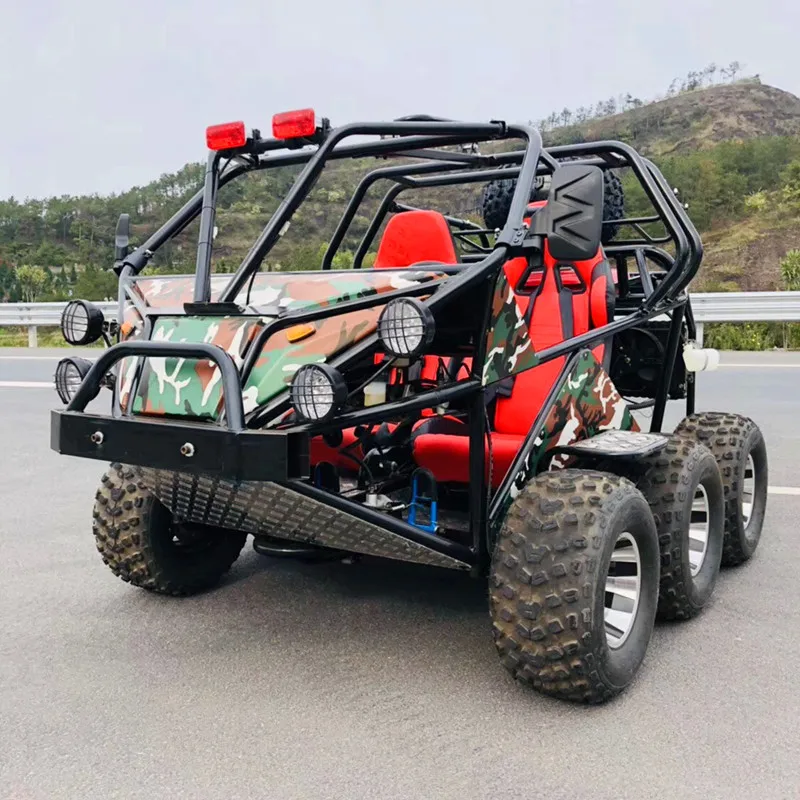 450cc шесть-колеса ATV UTV Kart Двухместный шесть-линейка колесной оси цепи повышенной проходимости горный внедорожный мотоцикл Автоматическая 4-х
