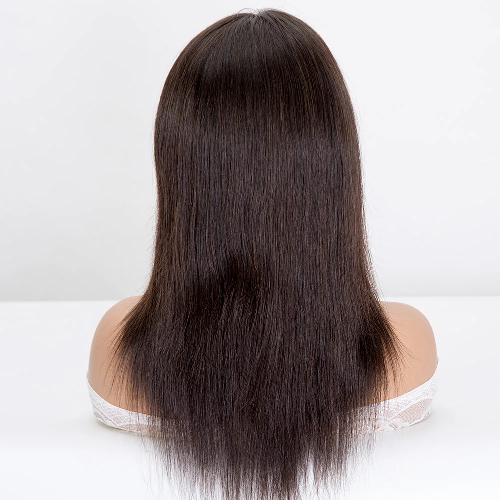 HD Full Lace Human Hair Wigs Natural Color 12 Inches To 26 Inches Brazilian Human Hair Full Lace Wig