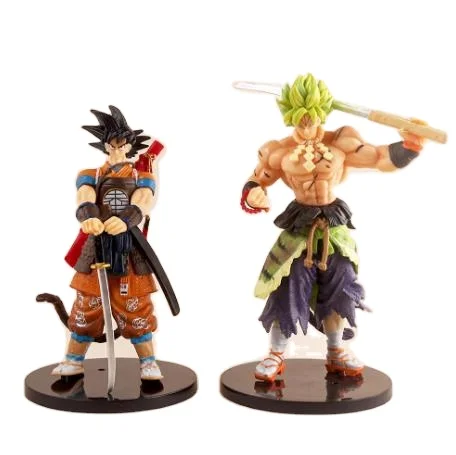 2 Styles Anime Statue Dragon DBZ Broly Son Goku Model Pvc Action Figure Toys Collection