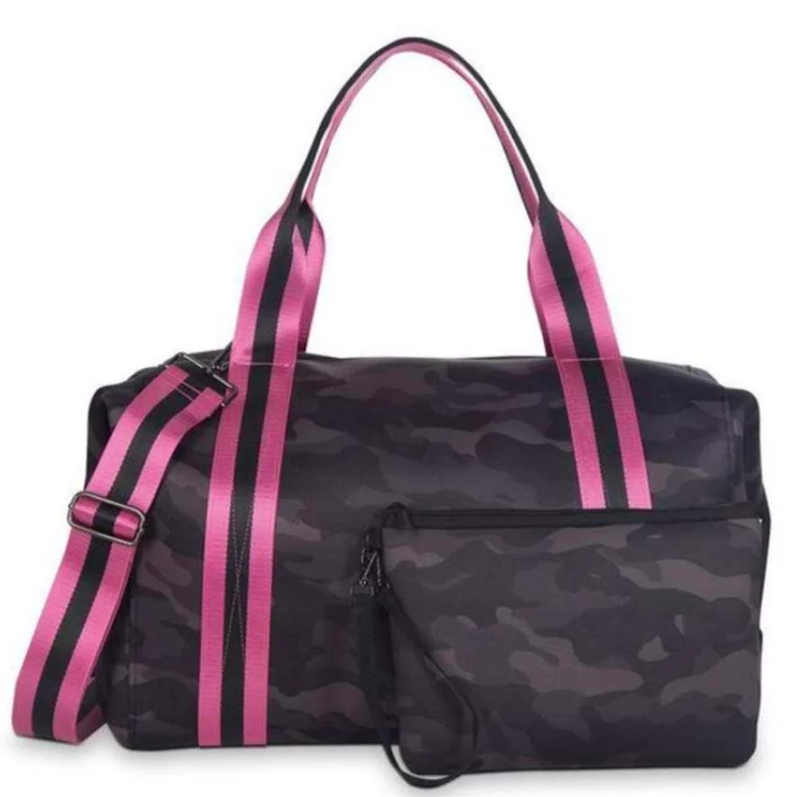 2021 Neoprene travel bags wholesale foldable travel duffel bag neoprene waterproof gym duffel bag