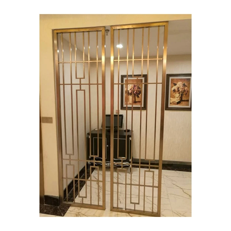 Special design widely used light luxury screen partition decorative stainless steel