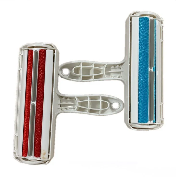 Экологически чистые фабричные ткани оптом самоочистки многоразовые 2-полосная кошка собака уход за волосами роллер для удаления выпавшей шерсти для ухода за волосами для ролика