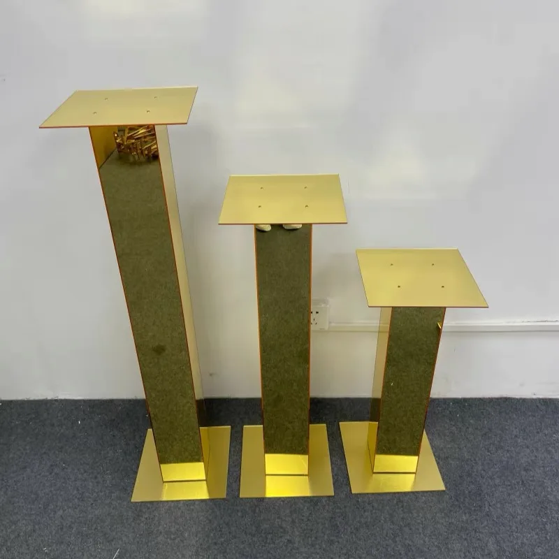 Wedding Flower Table Metal Centerpiece Stand Gold Metal Vase Table Centerpiece Gold Centerpieces For Table